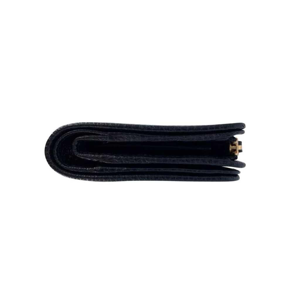 Sergio Rossi Bifold Zip Wallet in Black Leather - Picture 3 of 5